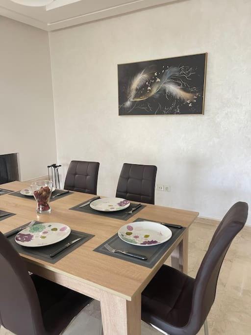 Chic & Cosy Flat Near Airport Lockbox Fast Wifi Apartment Nouaceur ภายนอก รูปภาพ